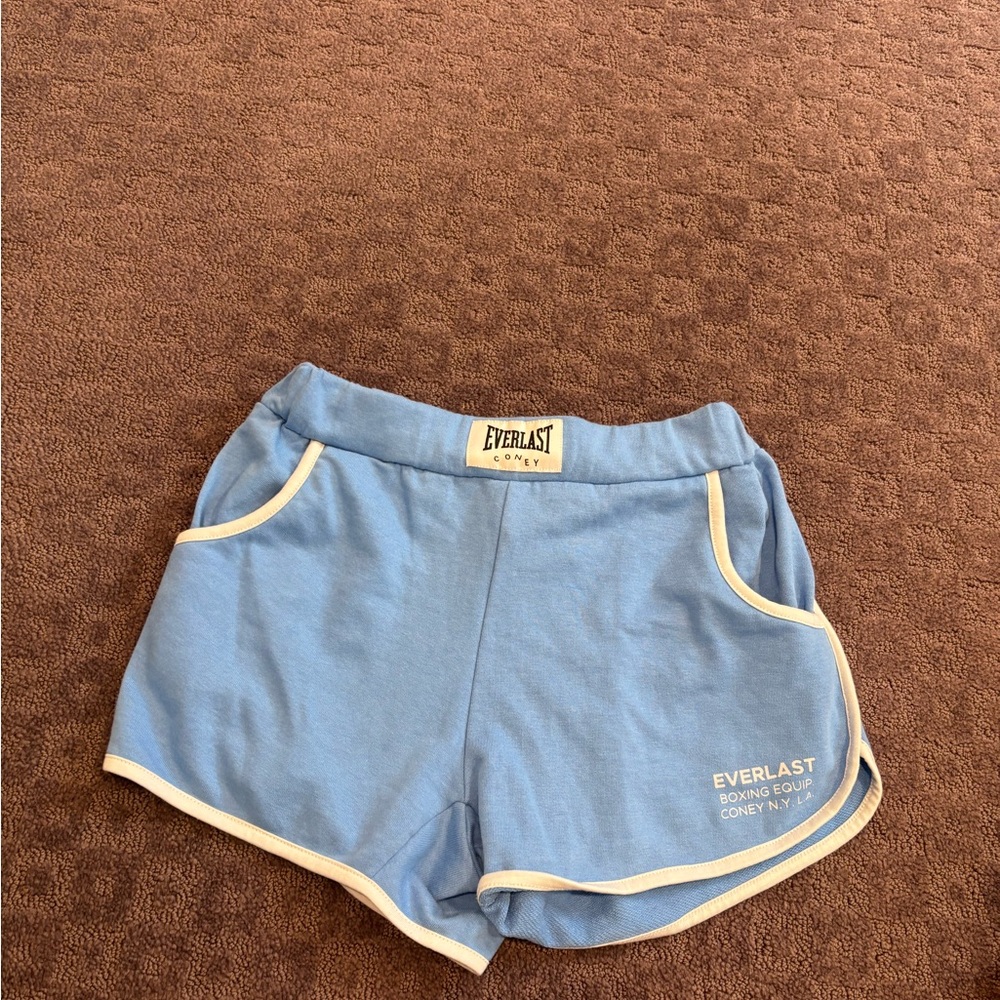 Everlast Blue Athletic Shorts with Elastic Waistband